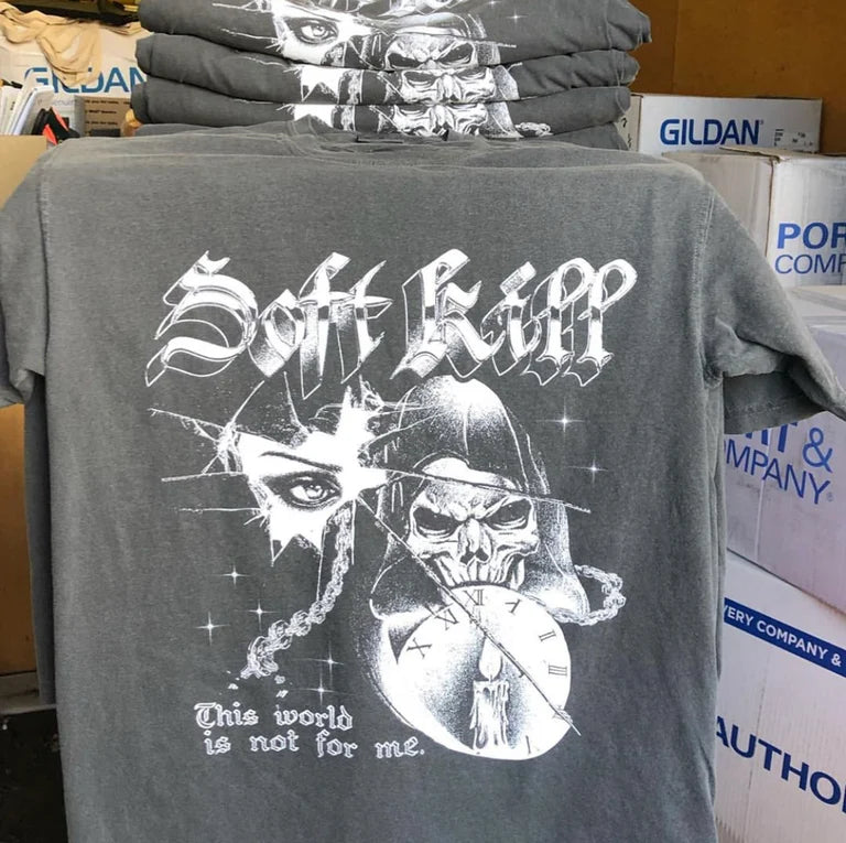"Dancing on Glass" Pepper Gray T-Shirt